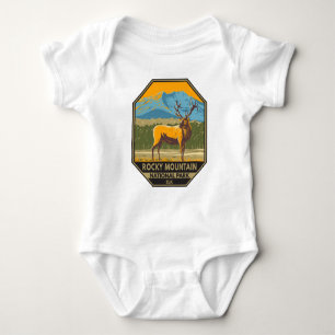 Body Parc national des Rocheuses Colorado Elk Vintage 