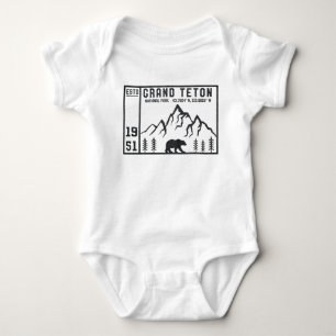 Body Parc national Vintage Grand Teton Wyoming Mountain