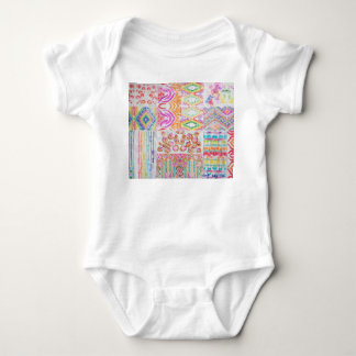 Body patchwork Abstrait, motif de teinture à l'aquarell