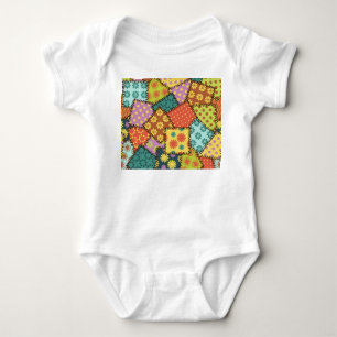 Body Patchwork Eclectique : Mélange Motif Diverse
