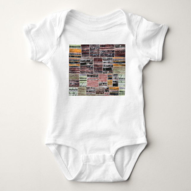 Body Patchwork Quilt Collage Impression transparente. (Devant)