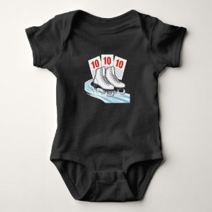 Body Patineur artistique avec cartes de score - T-shirt