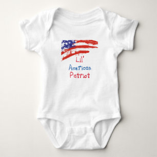 Body Patriote d'Américain de Lil