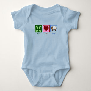 Body Peace Love Mouton mignon animal de ferme