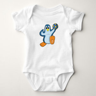 Body Penguin en tant que joueur de handball avec Handba