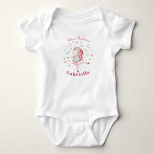 Body Personnalisé Cute Ballerina Unicorn Baby Girl