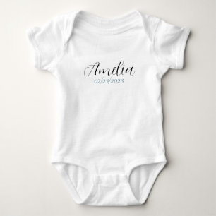 Body personnalisé pour bébé - Nom personnalisé et