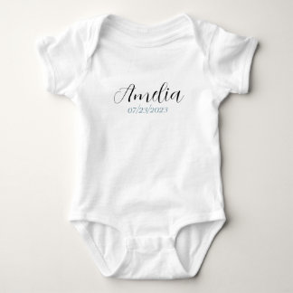 Body personnalisé pour bébé - Nom personnalisé et