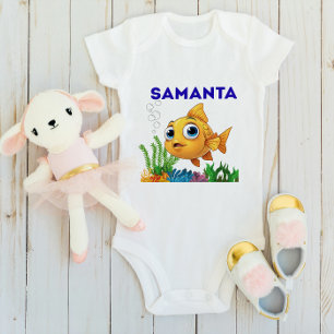 Body personnalisé " [Prénom de l'enfant]" Petit Po