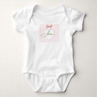 Personnalisée Amara Baby Girl Nursery Bow&En vichy