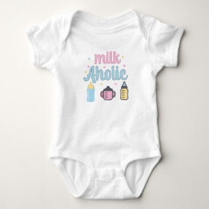 Body Personnaliser Lait Aholic Funny mignonne