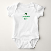 Personnalisez Votre Shamrock De Clan Bébé / Toddle