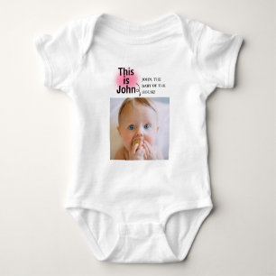 Body Petit bébé personnalisé et amusant Ajouter une pho