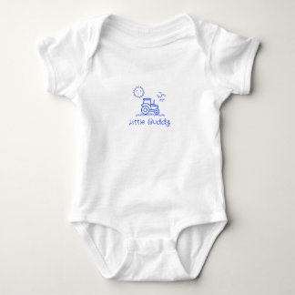 Body "Petit Copain" avec Tracteur Bleu et Soleil