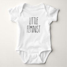 Petit costume de bébé féministe
