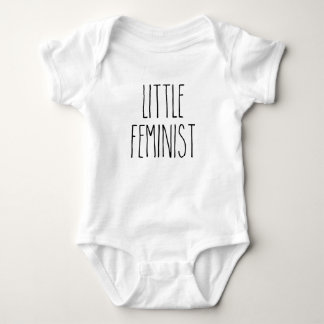Body Petit costume de bébé féministe