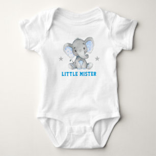 Body Petit Mister Gentleman Blue Boy Elephant