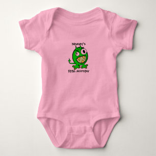 Body Petit Monstre de maman - Version verte