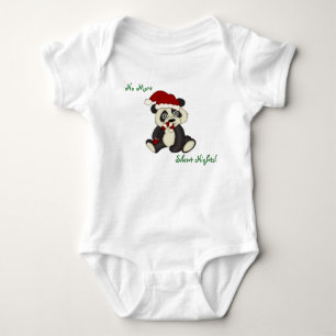Body Petit Noël d'ours panda
