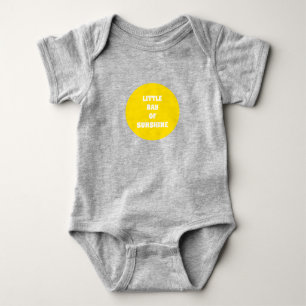 Body Petit rayon de soleil jaune soleil texte personnal