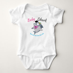 Body Petit requin avec Doo Doo Doo Pink Pacifier Doo