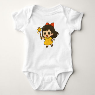 Body petit t-shirt avec des illustrations amusantes pou