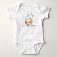 Petite Aquarelle bleue Dumpling Nouveau-né