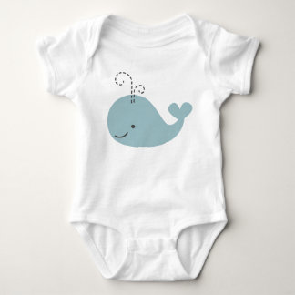 Body Petite baleine en bleu