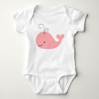 Body Petite baleine en rose