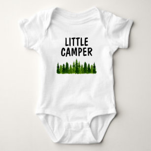 Body Petite Camper Aquarelle Verdure Pins Arbres