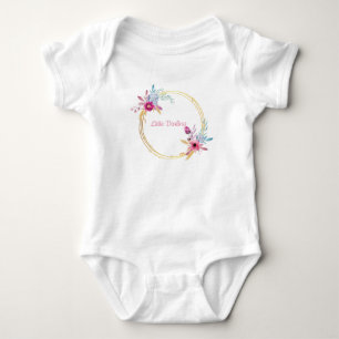 Body Petite chérie florale rose