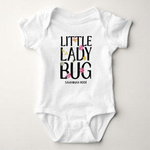 Body Petite coccinelle Fille rose Baby Shower