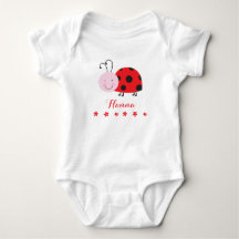 Petite coccinelle rouge personnalisée Infanteur