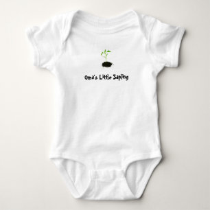 Body Petite combinaison du jeune arbre d'Oma