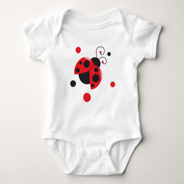 Body Petite dame Ladybug bébé (Devant)