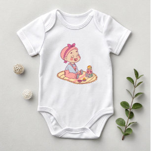 Body Petite fille douce Illustration