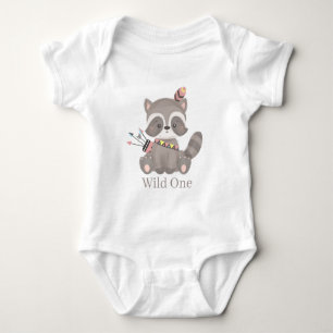 Body petite fille raccoon sauvage