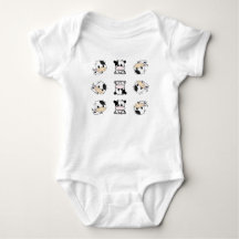 Petite mini combinaison mignonne du Jersey de bébé