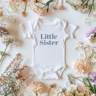 Body Petite soeur Dusty Blue Matching Famille de frèr