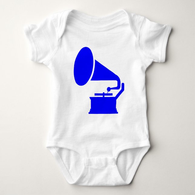 Body Phonographe - Bleu (Devant)