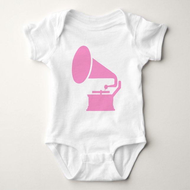 Body Phonographe - rose (Devant)