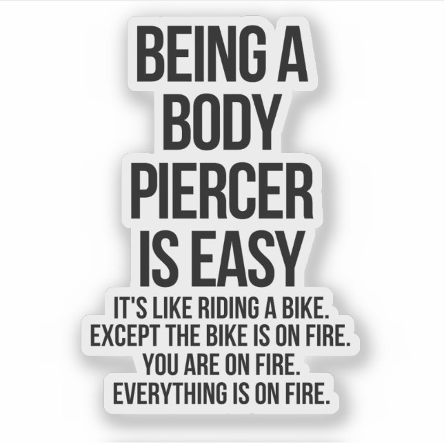 Body piercer (Front)