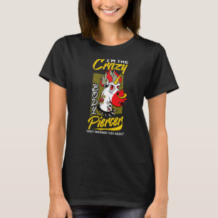 Body Piercer Gun Dermal Piercing Implants Quotes   T-Shirt