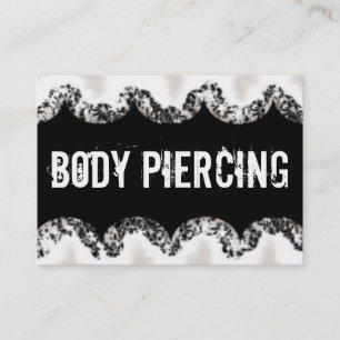 Body Piercing Business Card