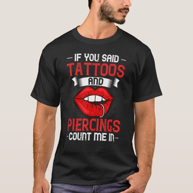 Body Piercing Dermal Implants Nose Ear Lip Modific T-Shirt (Front)