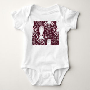 Body Pieuvre vintage : Splendor Motif sous-marin