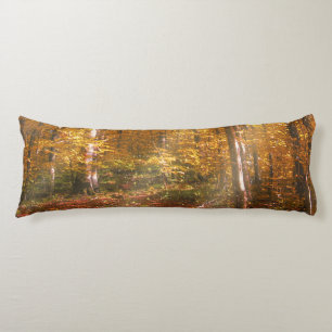 Body Pillow Autumn forest Gold Rays