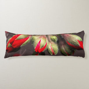 Body Pillow Bloom Red And Dark