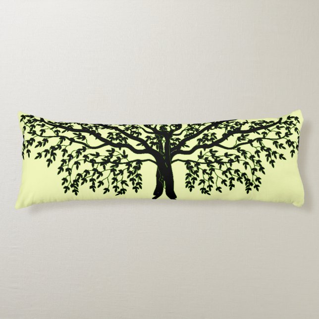Body Pillow - Leafy Branches (Front)
