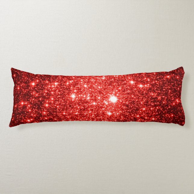 Body Pillow Red Stars (Front)